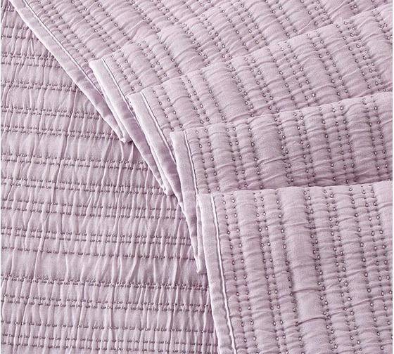 Покрывало Arya Home с сумкой 180x240 - 50x70+5 waves лиловый 8680943228666