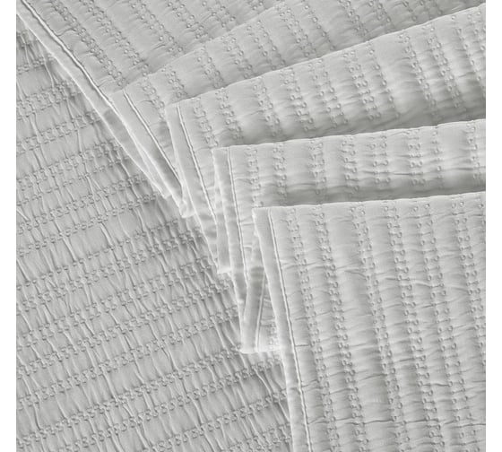 Покрывало Arya Home с сумкой 180x240 - 50x70+5 waves серый 8680943228680