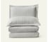 Покрывало Arya Home с сумкой 180x240 - 50x70+5 waves серый 8680943228680 1
