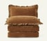 Покрывало Arya Home синель 250x260 - 50x70+5 2 шт clouds золотой 8680943228772 1