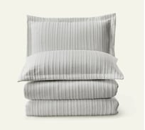Покрывало Arya Home с сумкой 250x260 - 50x70+5 2 шт waves серый 8680943228697
