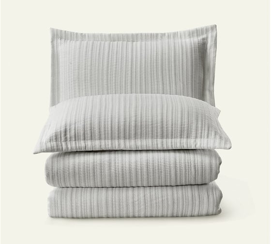 Покрывало Arya Home с сумкой 250x260 - 50x70+5 2 шт waves серый 8680943228697 1