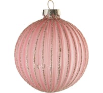 Подвеска на елку Todi Шар микс 5, стекло, размер 8 см, цвет розовый 806583948046