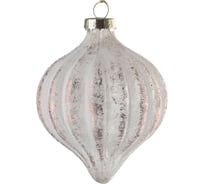 Подвеска на елку Todi Капля микс 2, стекло, размер 8 см, цвет розовый 806223919043 29845664