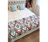 Плед с кисточками IHome 150x200 см ромбики, оранжевый 68004-3 4