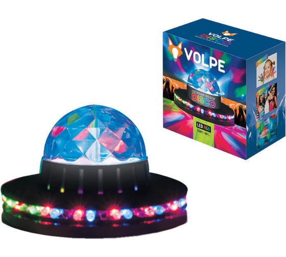 Светодиодный светильник-проектор Volpe ULI-Q305 3,5W/RGB BLACK. Напольный. UL-00000300