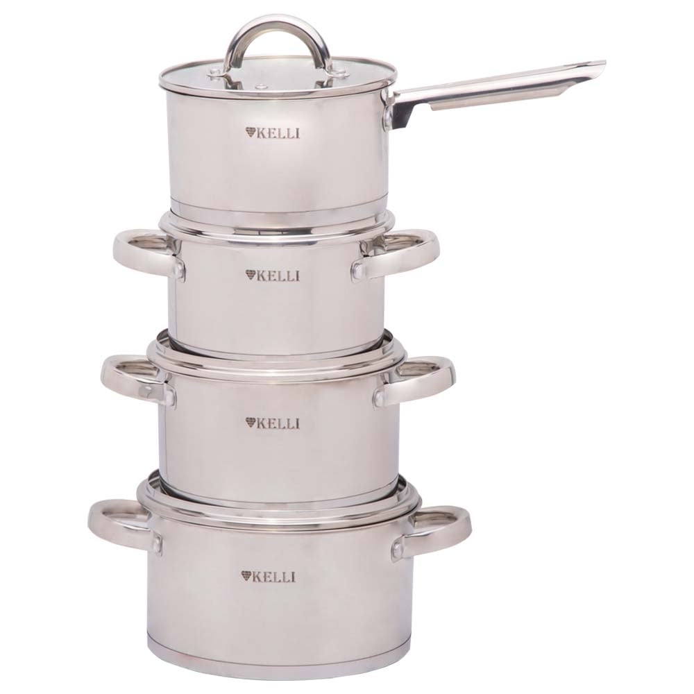 Набор кастрюль KELLI из 8-и предметов KL-4702 - выгодная цена, отзывы ...