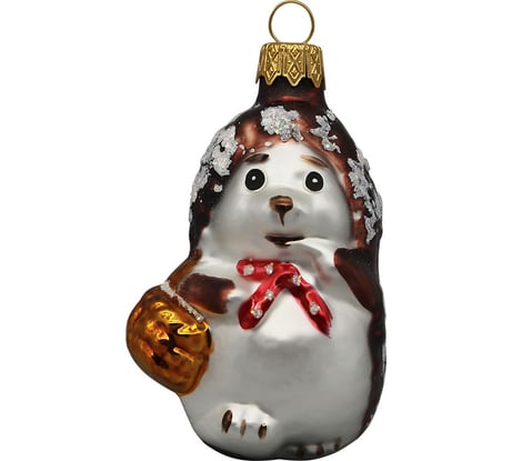 Елочное украшение Коломеев  Ежик, в подарочной упаковке, h-9 см УТ-00002061