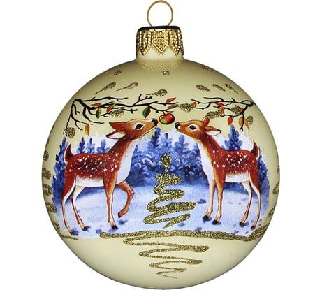 Шар Коломеев Оленята, 80 мм, в подарочной упаковке УТ-00002047