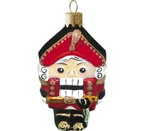 Ёлочное украшение Коломеев Щелкунчик сказочный черный, в подарочной упаковке, h-9см УТ-00002060