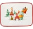 Блюдо для сервировки и подачи Dolomite Рождественские гномы, 20x15 см N2521168 1