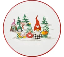 Блюдо для сервировки и подачи Dolomite Рождественские гномы, 24 см N2521167