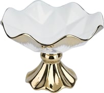 Блюдо на ножке Nouvelle фруктовница маршмеллоу, 23x23 см 0530350