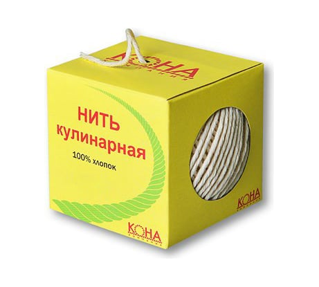 Нитка ЩИТ Н ХБ 900 текс кулинарная по 60 м в коробе