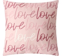 Чехол на подушку Этель Love, 40x40 см, 100% полиэстер, велюр 9603057