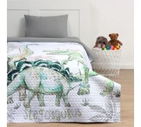 Покрывало Этель 1,5 спальное Dino world , 145х210±5 см, микрофибра 9718625