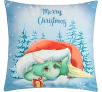 Чехол на подушку Этель Merry Christmas 40х40 см, 100% полиэстер, велюр 9402670