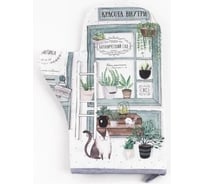 Варежка-прихватка Этель Ботанический сад 20x28 см, саржа, 100% хлопок ватин 250 г/м2 4523399