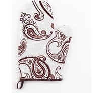 Варежка-прихватка Этель Восточные узоры 20x27 см, 100% хлопок ватин 250 г/м2 (двухстороняя) 5376641