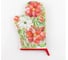 Варежка-прихватка Этель Christmas red flowers 20x28 см, саржа, 100% хлопок ватин 250 г/м2 5077880 1