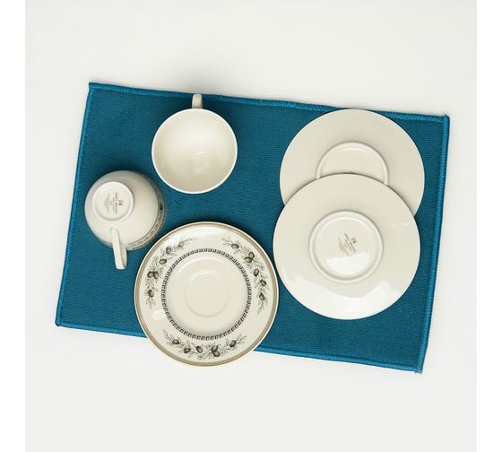 Коврик из микрофибры для сушки посуды HomeQueen 25х38см 72519