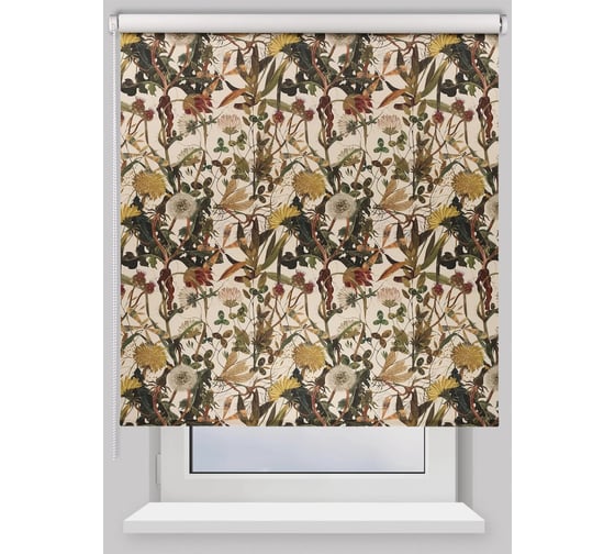 Рулонная штора PRAKTO BLACKOUT PRINT 40x160 см, Поле 9403219025 1