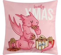 Чехол на подушку Этель Sweety XMAS 40х40 см, 100% полиэстер, велюр 9402679