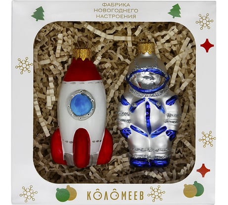 Набор Коломеев Космический, 2 фигурки в подарочной упаковке УТ-00002068