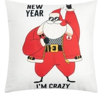 Подушка Этель Crazy, 40х40 см, 100% полиэстер, велюр 7787597