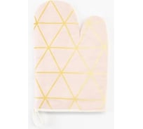 Варежка-прихватка Этель Real Beauty 20x27 см, 100% хлопок, саржа 190 г/м2 5511178