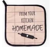 Прихватка Этель Kitchen 19x19 см, 100% хлопок саржа, ватин 250 г/м2 5240035