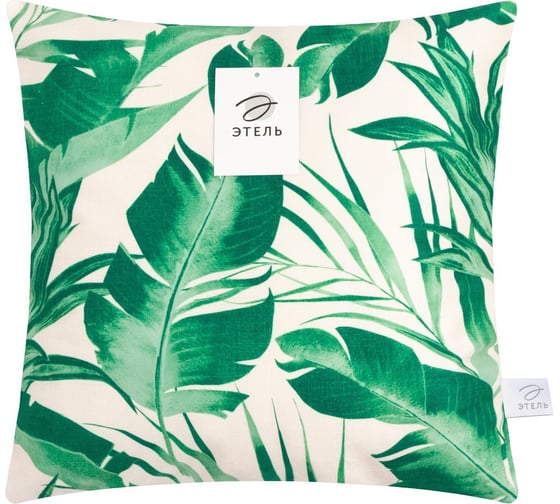 Чехол на подушку Этель Tropics, 40х40 см, 100% полиэстер, велюр 7515485