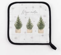 Прихватка Этель Happy New Year 19x19 см, саржа, 100% хлопок ватин 250 г/м2 5077893