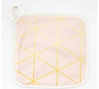 Прихватка Этель Real Beauty 19x19 см, 100% хлопок саржа 190г/м2 5511184