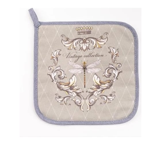 Прихватка Этель Vintage collection 19x19 саржа, 100% хлопок ватин 250 г/м2 5240033