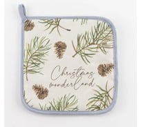 Прихватка Этель Christmas tree 19x19 см, саржа, 100% хлопок ватин 250 г/м2 5077889
