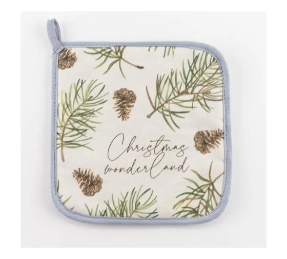 Прихватка Этель Christmas tree 19x19 см, саржа, 100% хлопок ватин 250 г/м2 5077889