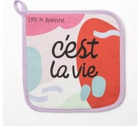 Прихватка Этель Се ля ви 19x19 саржа, 100% хлопок ватин 250 г/м2 4523408