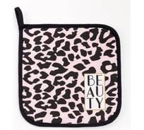 Прихватка Этель Beauty 19x19 см, 100% хлопок саржа, ватин 250 г/м2 5240039