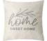 Чехол на подушку Этель Home sweet home 40x40 см, 100% полиэстер, велюр 9603055 1