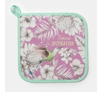 Прихватка Этель Tropical 19x19 см, 100% хлопок саржа, ватин 250 г/м2 4523412