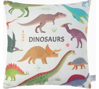 Декоративная подушка Этель Dinosaurs 40х40 см, велюр 9849744
