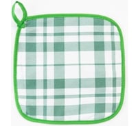 Прихватка Этель Eucalyptus (клетка) 19x19 см, 100% хлопок, саржа 190 г/м2 5511173