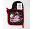 Кухонный набор Этель Flowers варежка-прихватка 20x28 см, прихватка 19x19 см, 100% хлопок 6535976 1