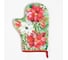 Кухонный набор Этель Christmas red flowers варежка-прихватка 20x28 см, прихватка 19x19 см, 100% хлопок 6535957 2