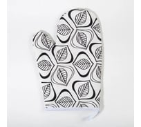 Кухонный набор Этель Leaves варежка-прихватка 20x27 см, прихватка 19x19 см, 100% хлопок 6756612