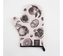 Варежка-прихватка Этель Healthy life 20x28 см, саржа, 100% хлопок ватин 250 г/м2 4523394