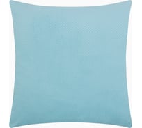 Декоративная наволочка Этель жемчуг, 42х42 см, бирюзовый 9667776