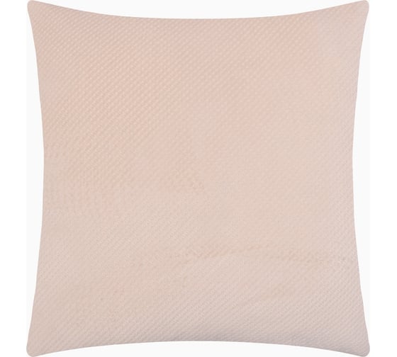 Декоративная наволочка Этель жемчуг, 42х42 см, молочный 9667777 1