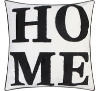 Декоративная наволочка Этель бохо Home 45х45 см, черный 9667782